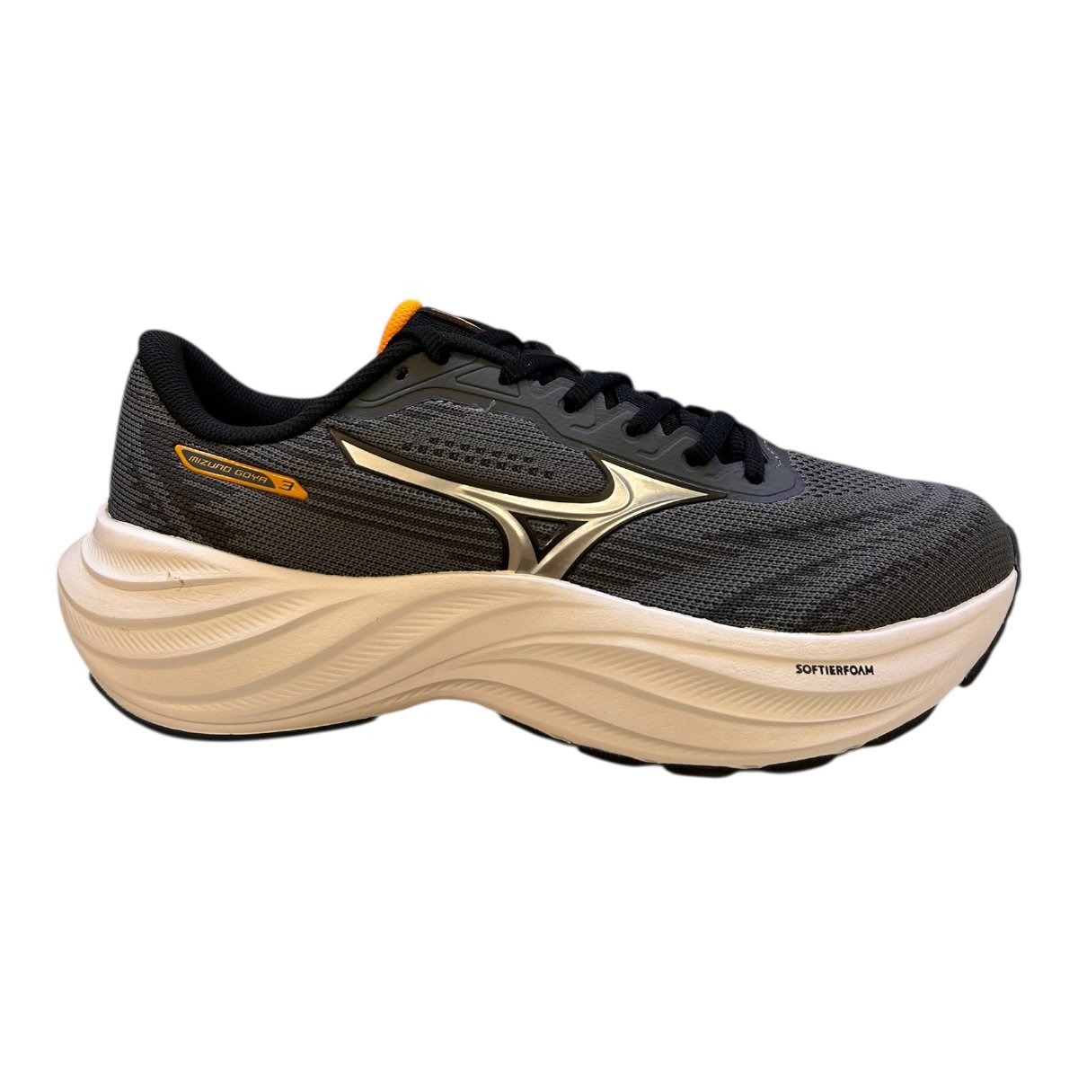 Tenis Masculino Mizuno Goya 3 Ultraconforto Esporte Academia Caminhada chumbo