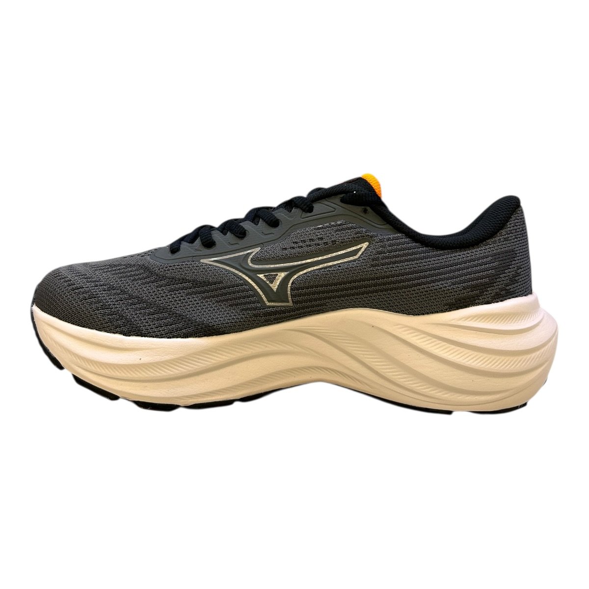 Tenis Masculino Mizuno Goya 3 Ultraconforto Esporte Academia Caminhada chumbo Cinza 5