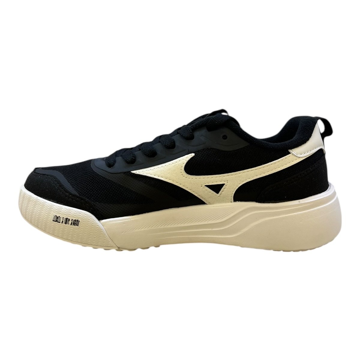 Tenis Masculino Mizuno Edo Cross Casual Ultraconforto Retrô Superleve Preto Preto/Branco 5