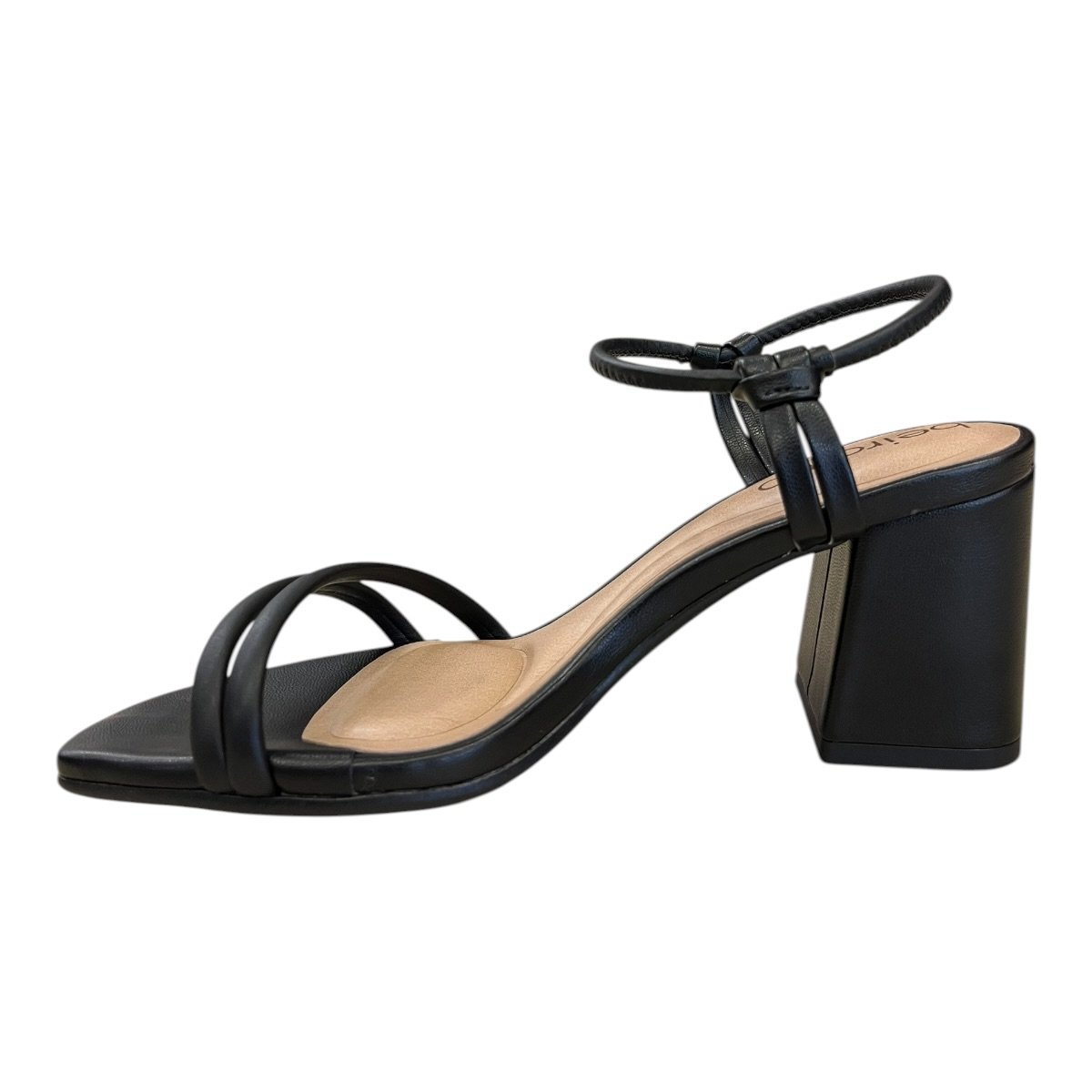 Sandalia Feminino Beira Rio Casual Conforto Tiras Calce Fácil Salto Médio Bloco 8436.213 Preto Preto 5