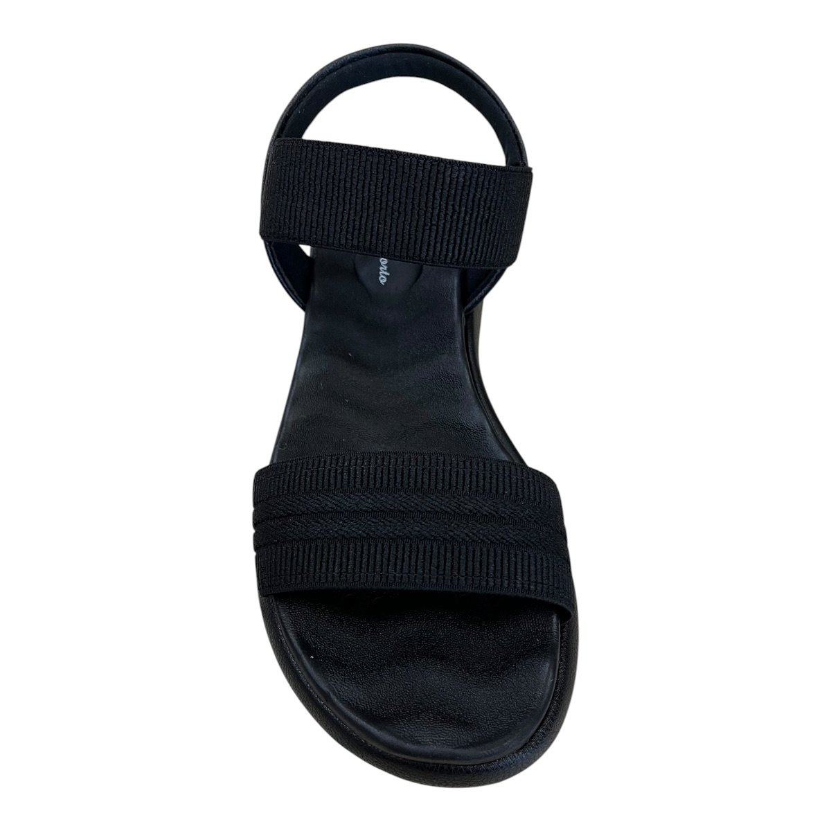 Sandalia Feminino Modare Casual Ultraconforto Calce Fácil Elástico Superleve 7222.105 Preto Preto 3