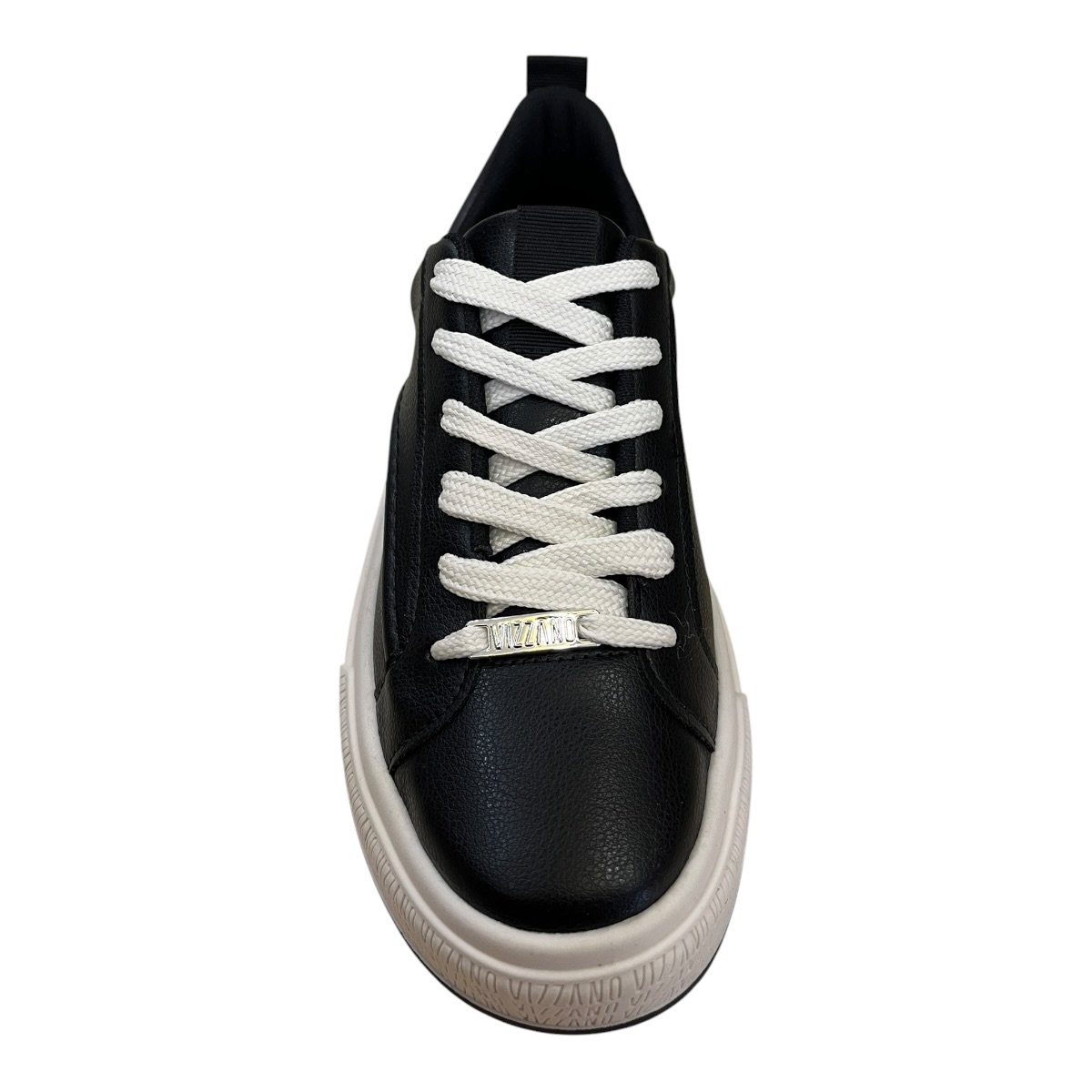 Tenis Feminino Vizzano Casual Conforto Plataforma Antiderrapante Amarração 1477.101 Preto Preto 6