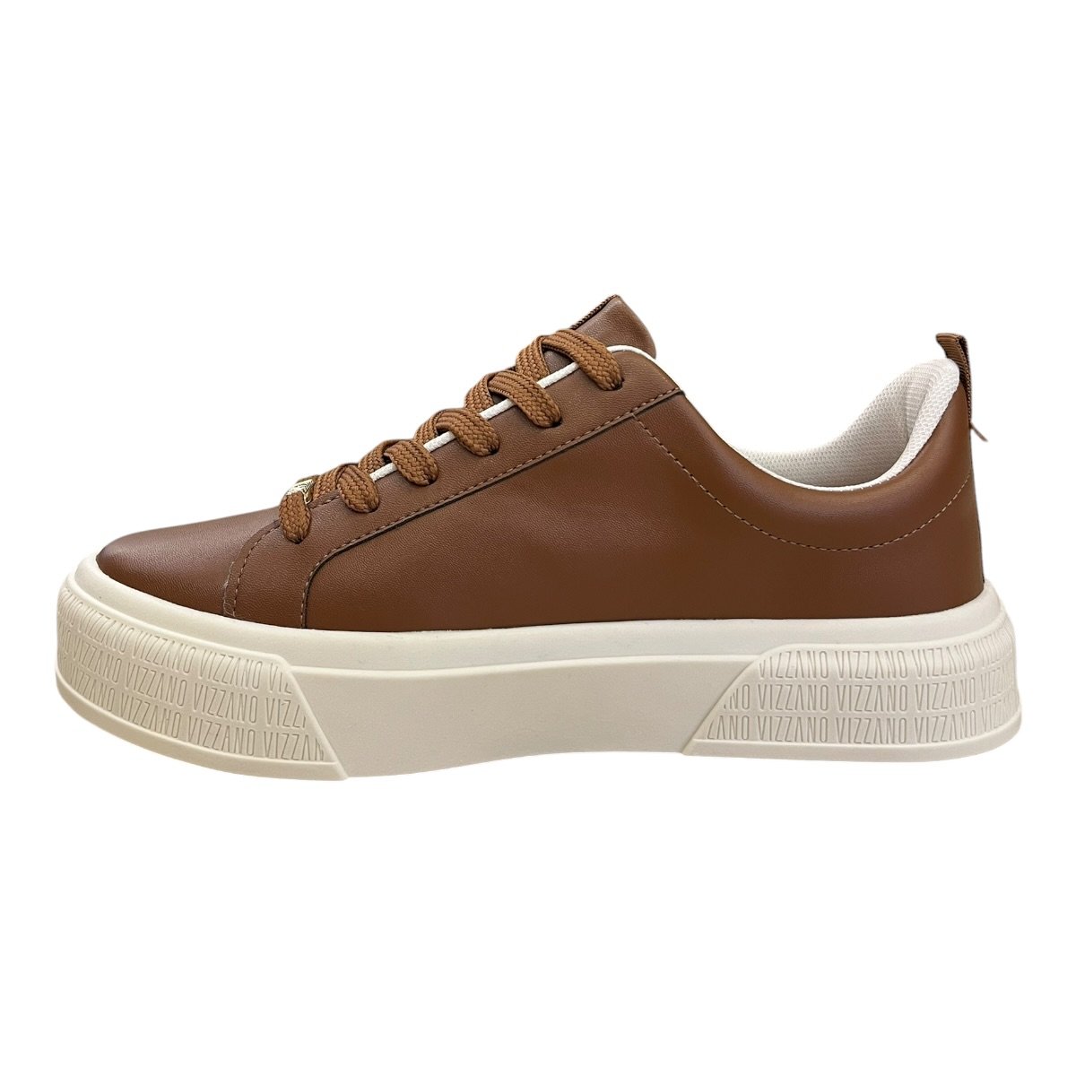 Tenis Feminino Vizzano Casual Conforto Plataforma Antiderrapante Amarração 1477.101 Marrom Marrom 5