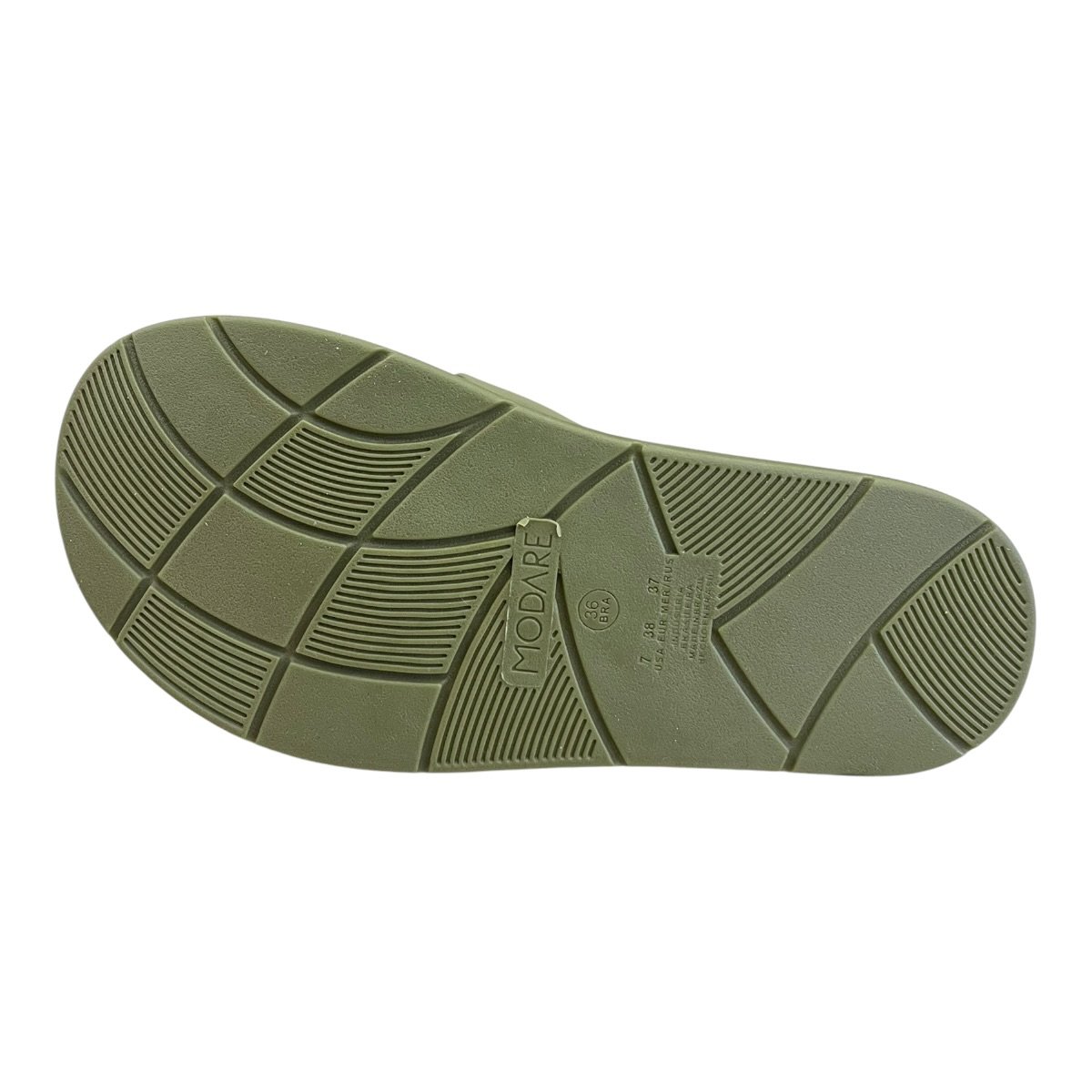 Chinelo Papete Feminino Modare Ultraconforto Superleve Laço Slide Antiderrapante 7208.101 Verde Verde 6