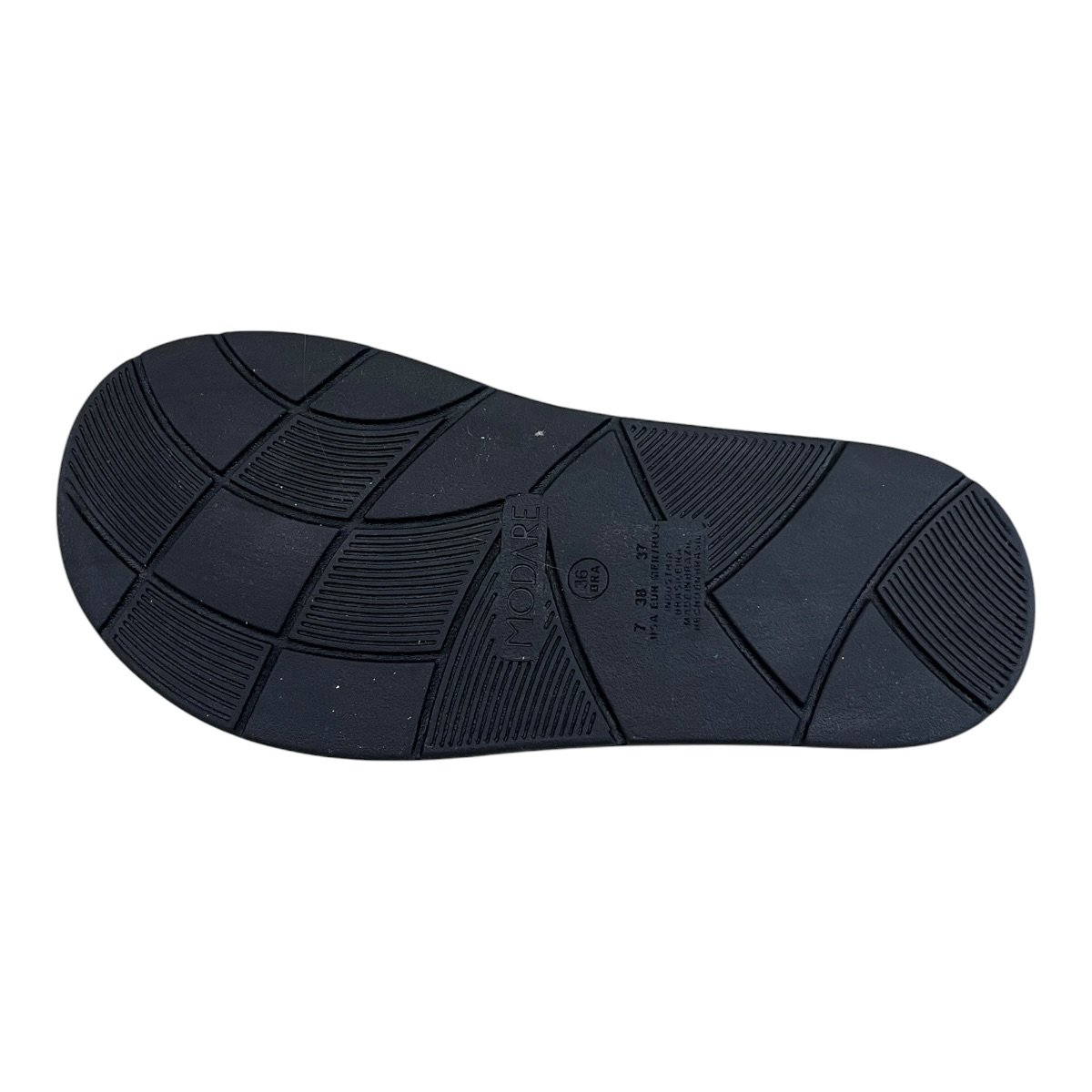 Chinelo Papete Feminino Modare Ultraconforto Superleve Laço Slide Antiderrapante 7208.101 Preto Preto 6