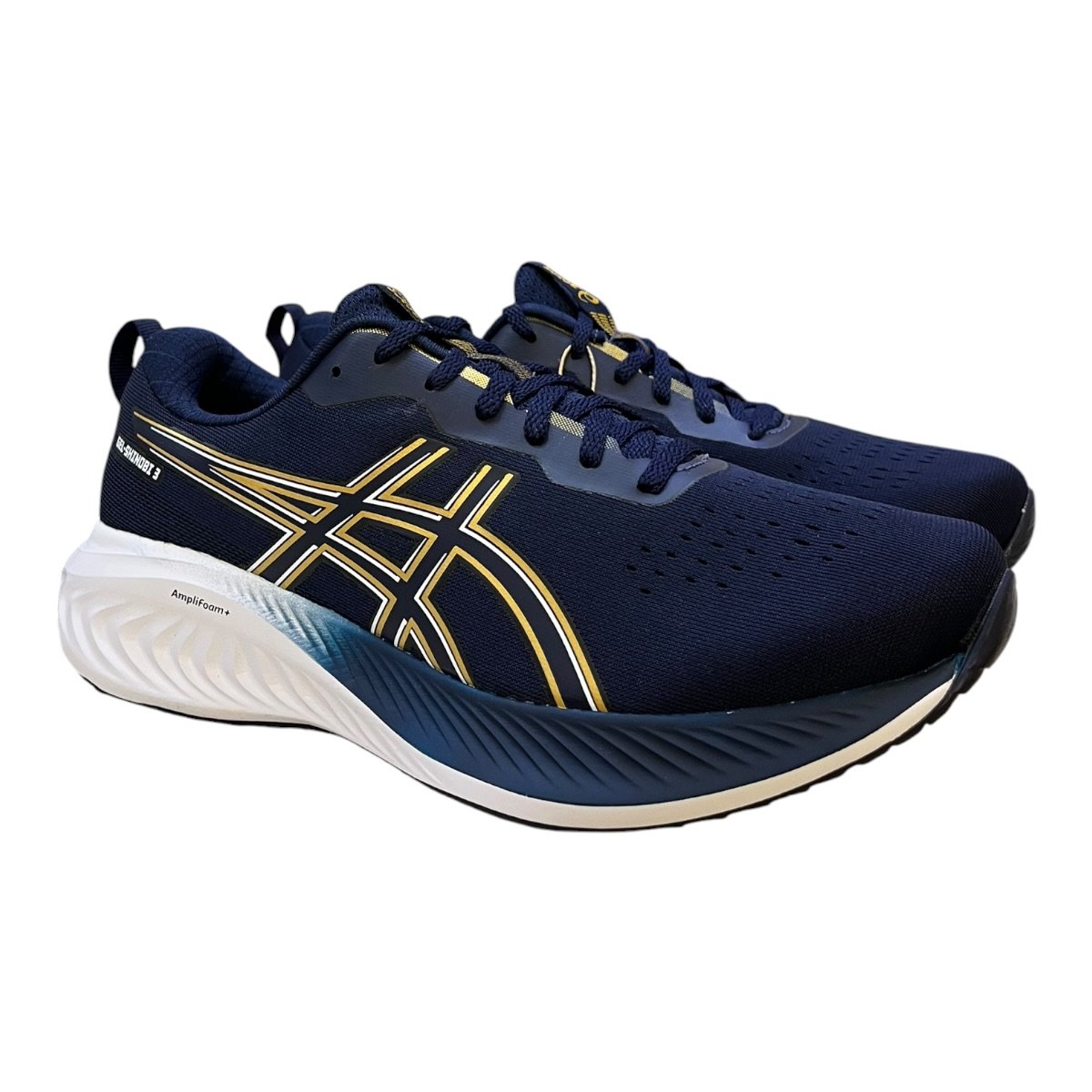 Tenis Masculino Asics Gel-Shinobi 3 Esporte Conforto Caminhada Corrida Academia Marinho Azul Marinho 2