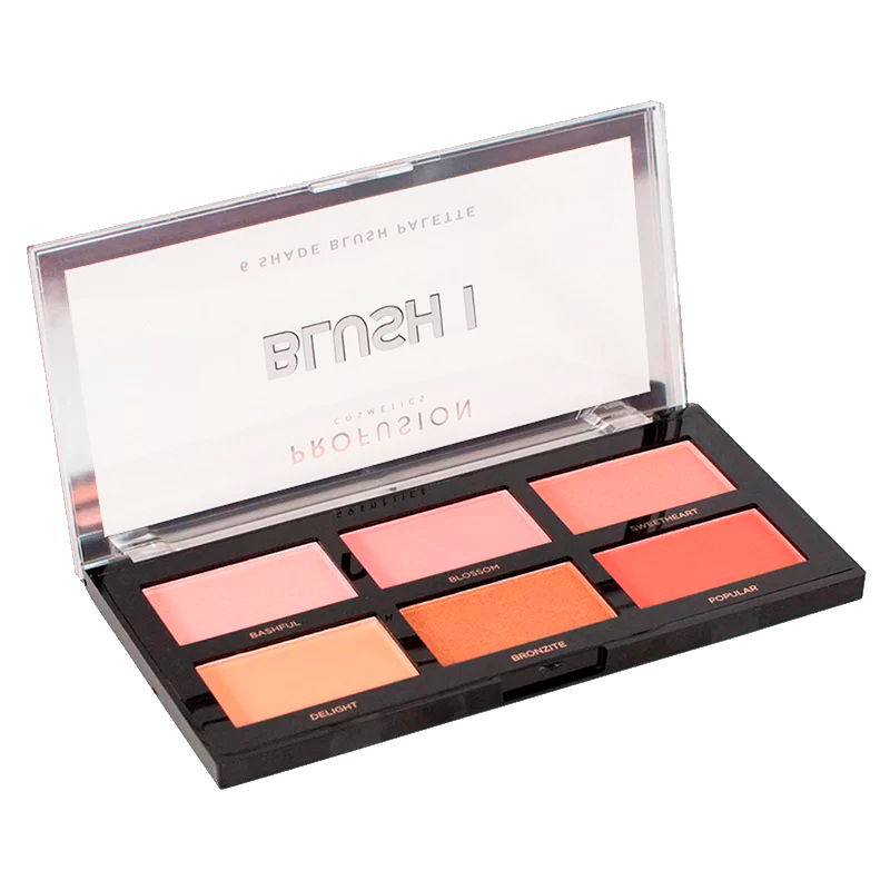 Paleta de Blush Profusion Blush I 6 Cores Multicores 3