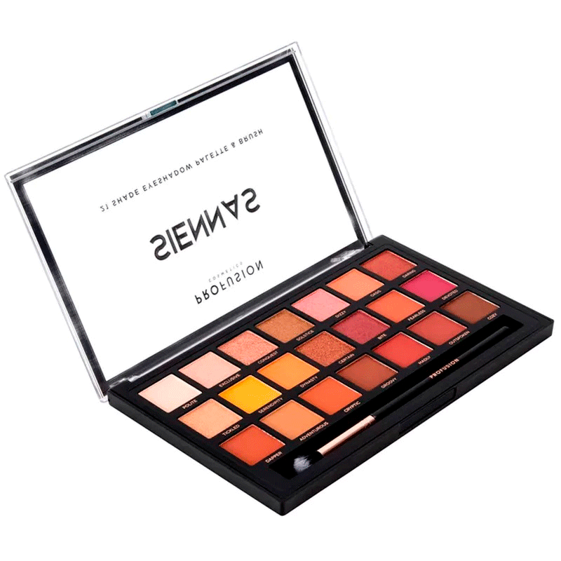 Paleta de Sombras Profusion Siennas 21 Cores Multicores 3