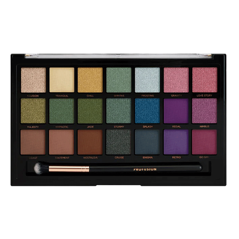 Paleta de Sombras Profusion Wanderlust 21 Cores Multicores 2