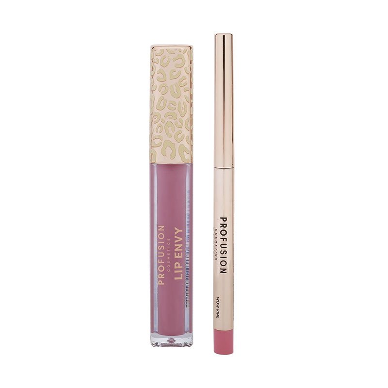 Lip Envy Profusion Lip Gloss + Lápis Labial Wow Pink Multicores 2