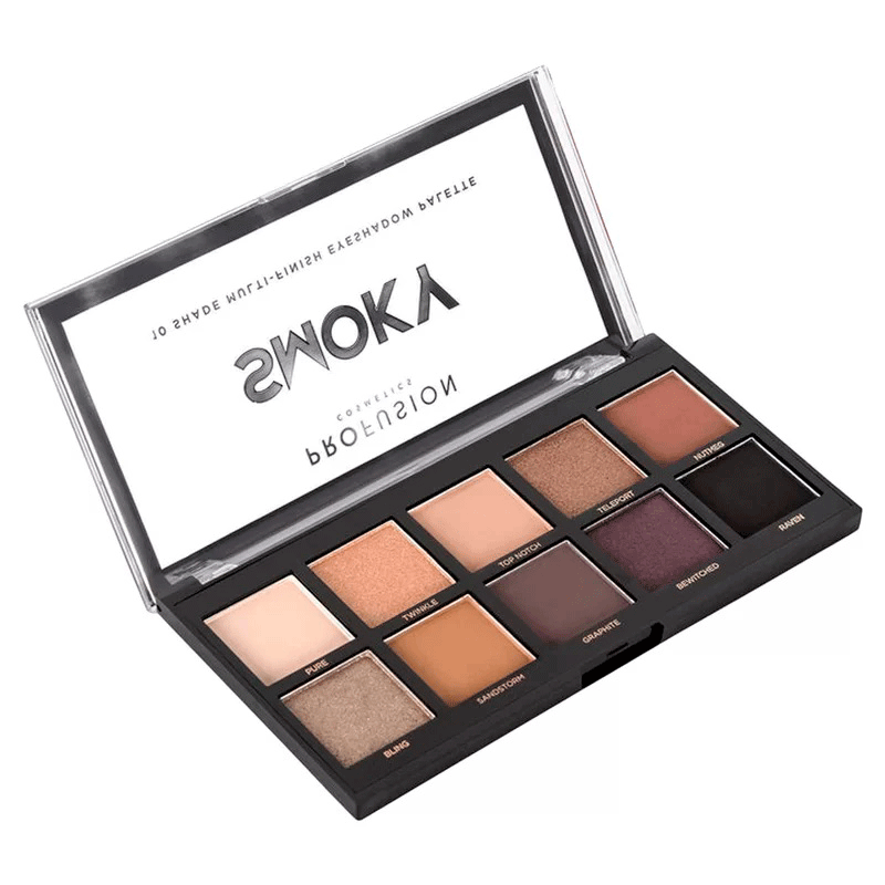 Paleta de Sombras Profusion Smoky 10 Cores Multicores 3
