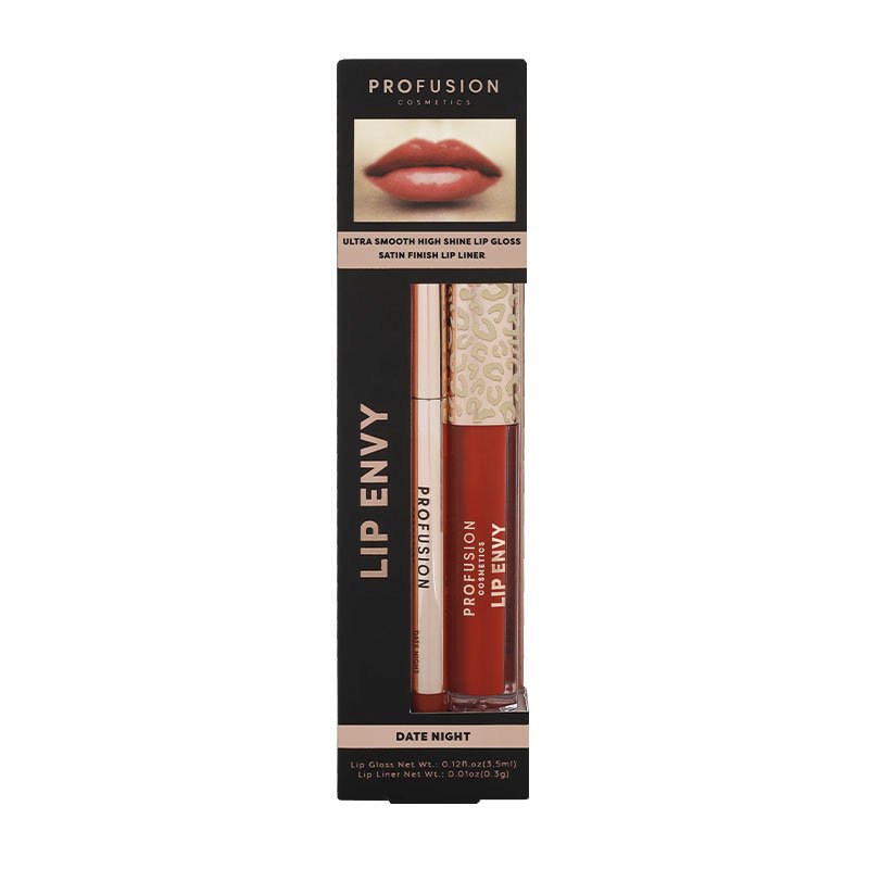 Lip Envy Profusion Lip Gloss + Lápis Labial Date Night Date Night 1
