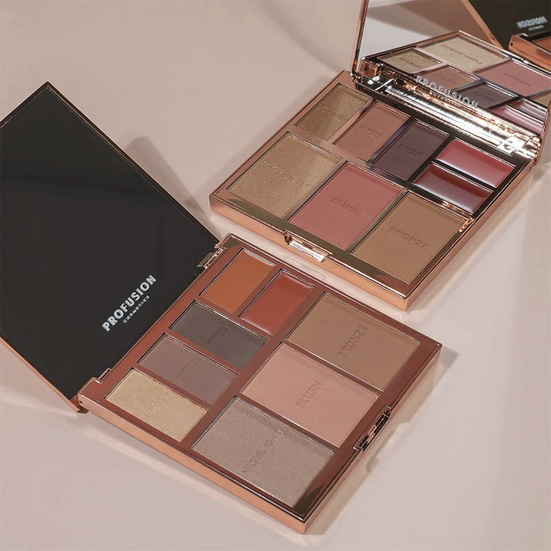 Paleta Multifuncional Profusion Full Face Nude 8 Cores Multicores 4