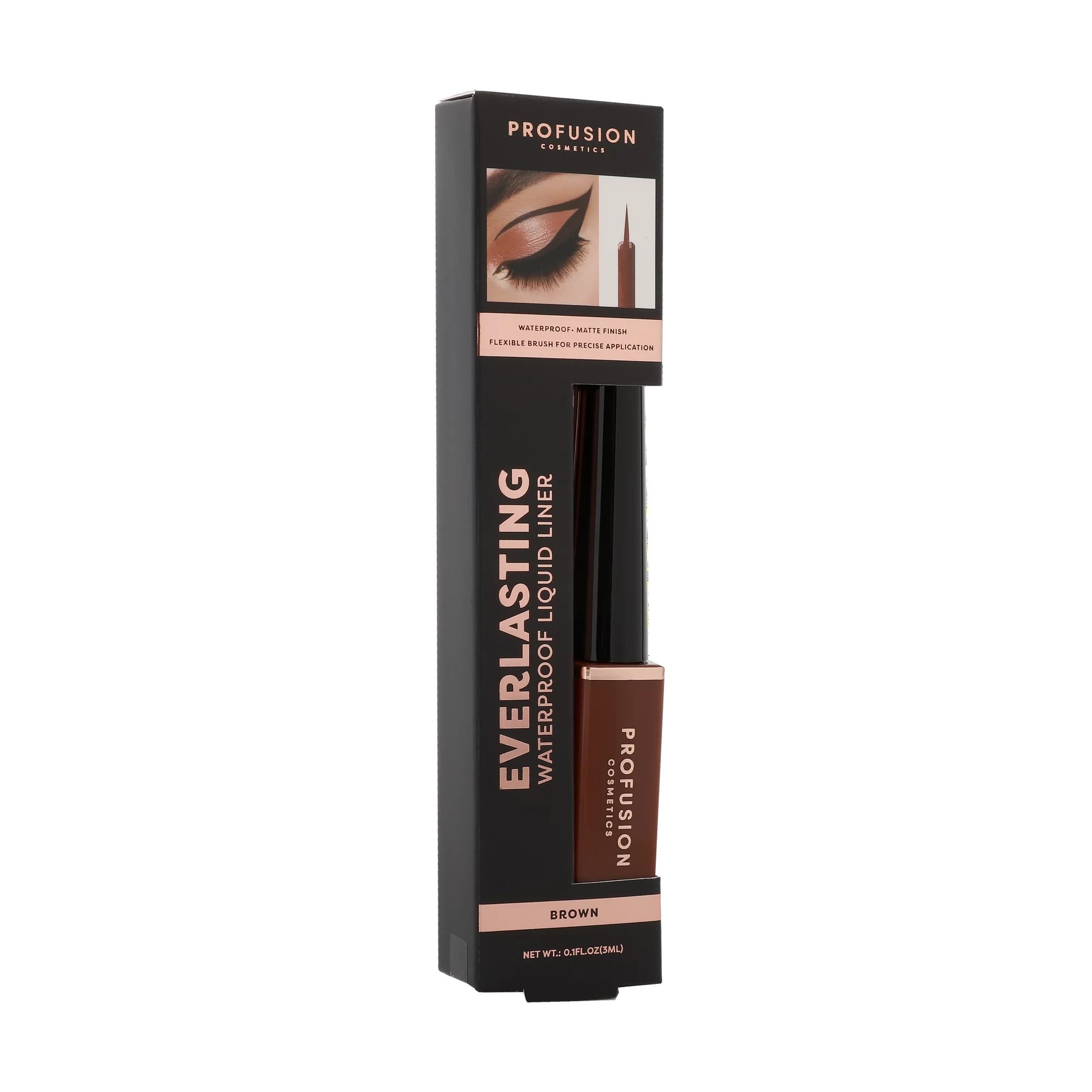 Delineador Líquido Profusion Everlasting Brown Brown 3
