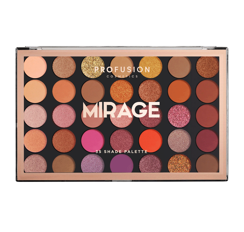 Paleta de Sombras Profusion Mirage 35 Cores Multicores 2