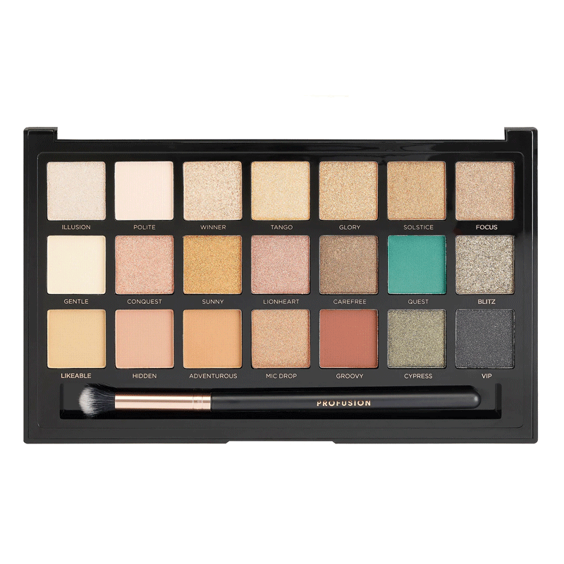 PALETA DE SOMBRAS PROFUSION CHOCOLATES 21 CORES Multicores 2
