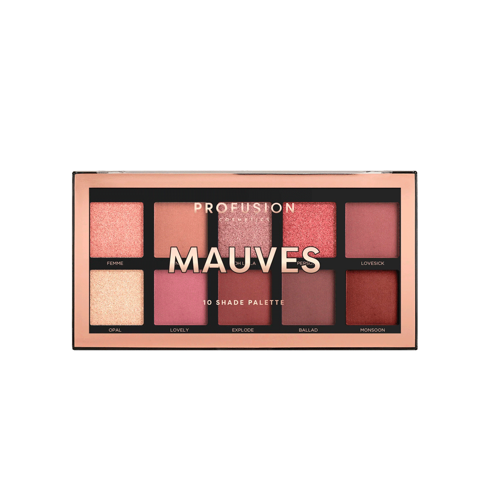 Paleta de Sombras Profusion Mauves 10 Cores Multicores 1