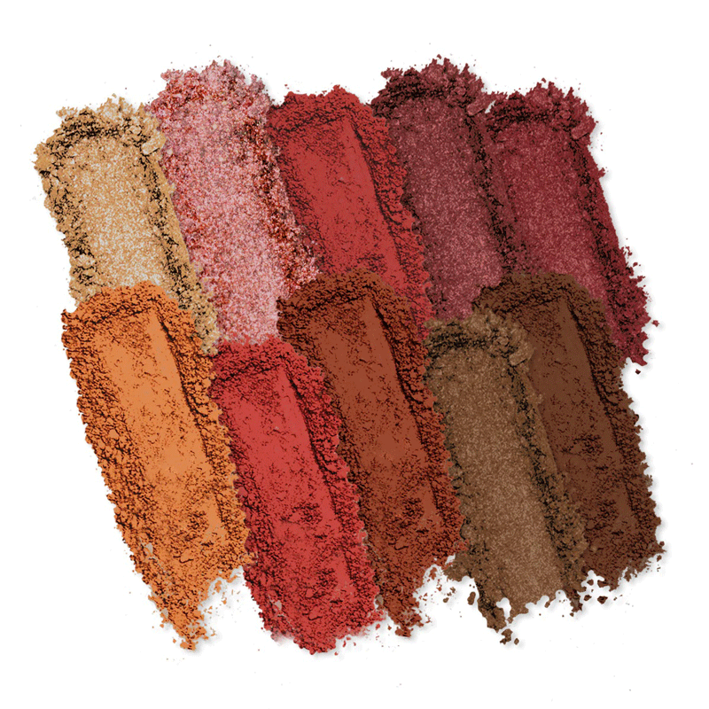 Paleta de Sombras Profusion Rubies 10 Cores Multicores 4