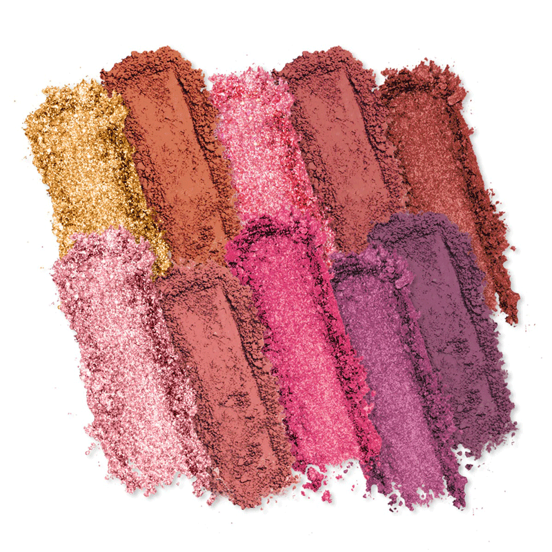 Paleta de Sombras Profusion Fuchsia 10 Cores Multicores 4