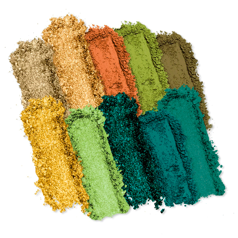 Paleta de Sombras Profusion Emeralds 10 Cores Multicores 4