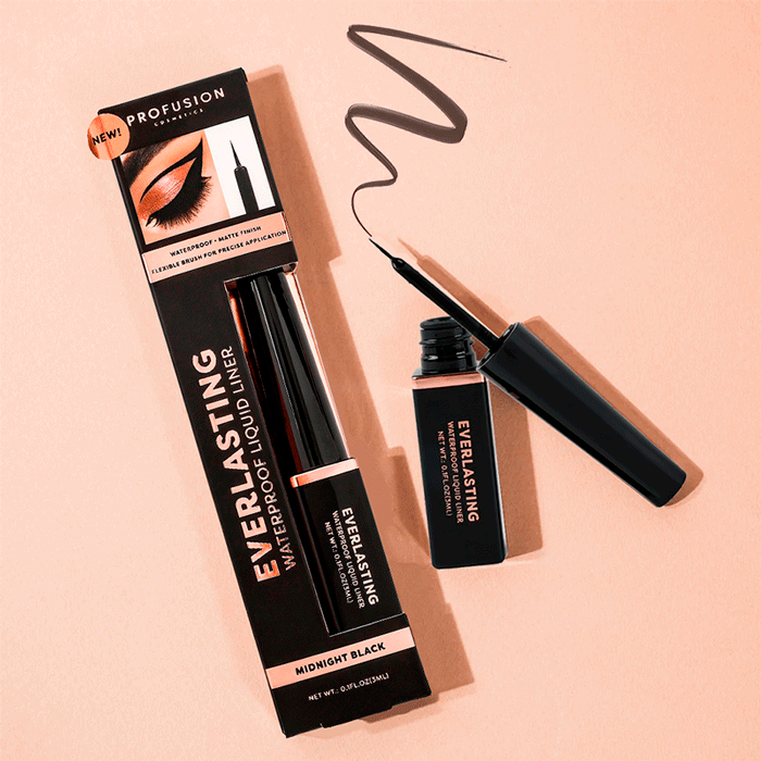 Delineador Líquido Profusion Everlasting Black Black 4