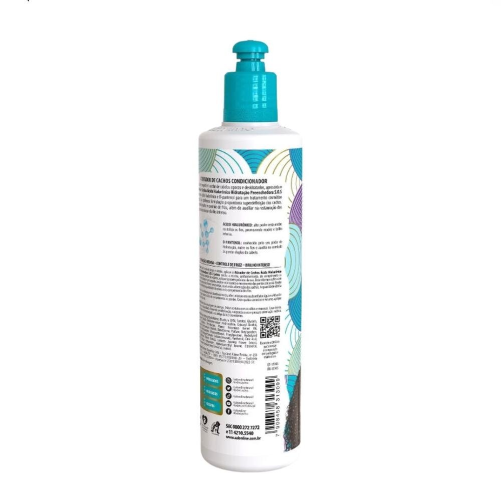 Ativador de Cachos Salon Line Sos Cachos Ácido Hialurônico 300ml 300ml 4