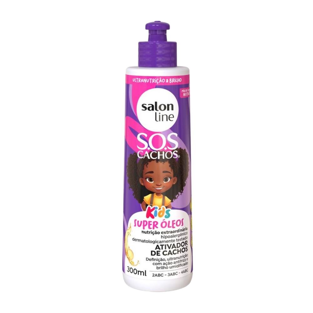 Ativador de Cachos Salon Line Kids Sos Cachos Super Óleos 300ml 300ml 1