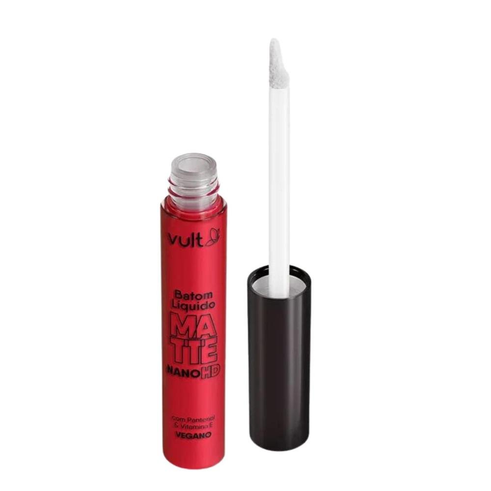 Lipkit Batom Líquido + Lapiseira Labial Vult Real Color Rubi Multicores 5