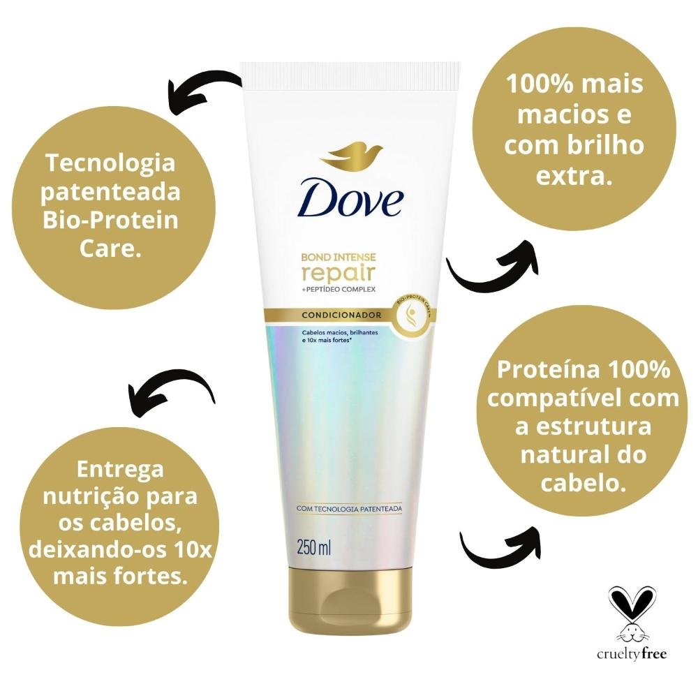 Condicionador Dove Bond Intense Repair 250ml 250ml 2