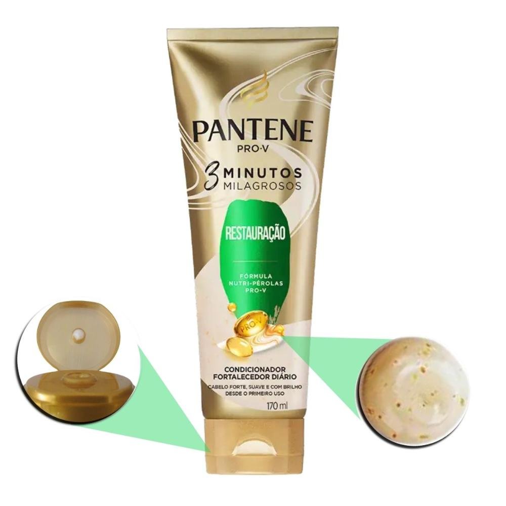Condicionador Pantene 3 Minutos Milagrosos Restauração 170ml 170ml 3