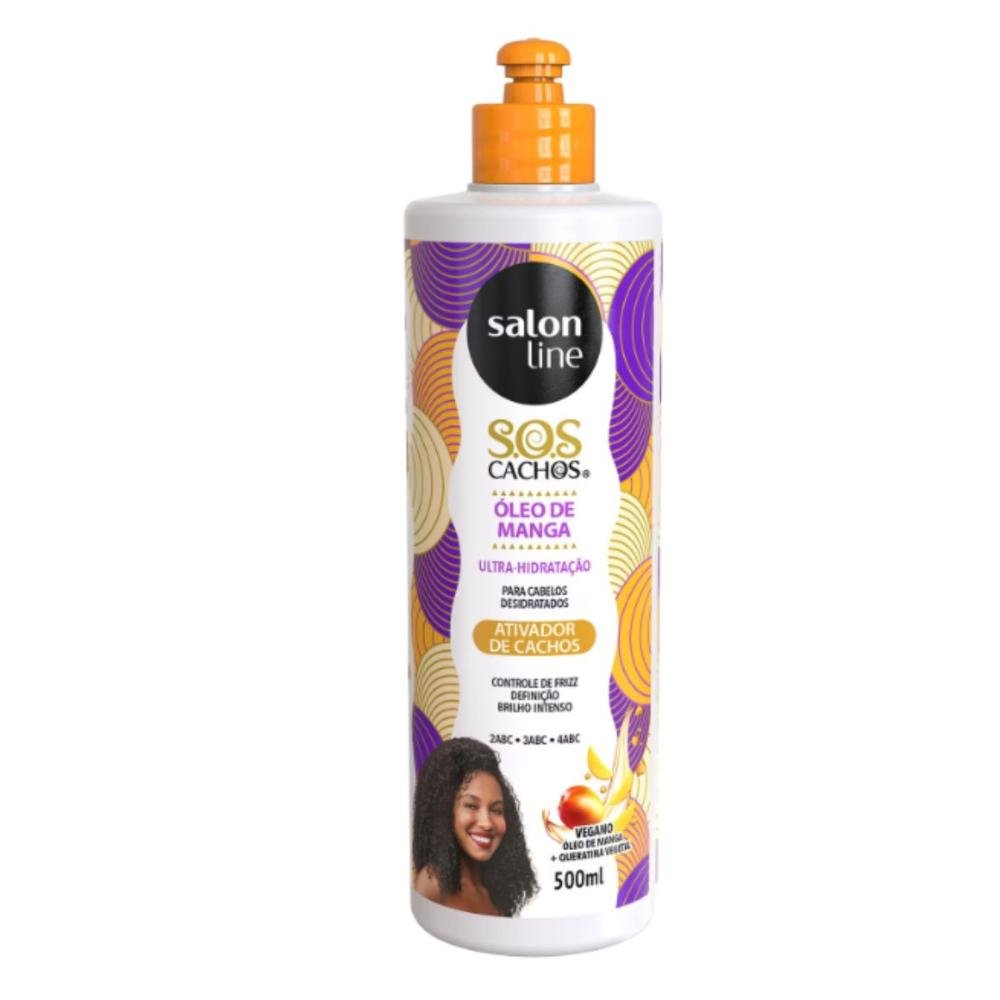 Ativador de Cachos Salon Line Sos Cachos Óleo de Manga 500ml 500ml 1