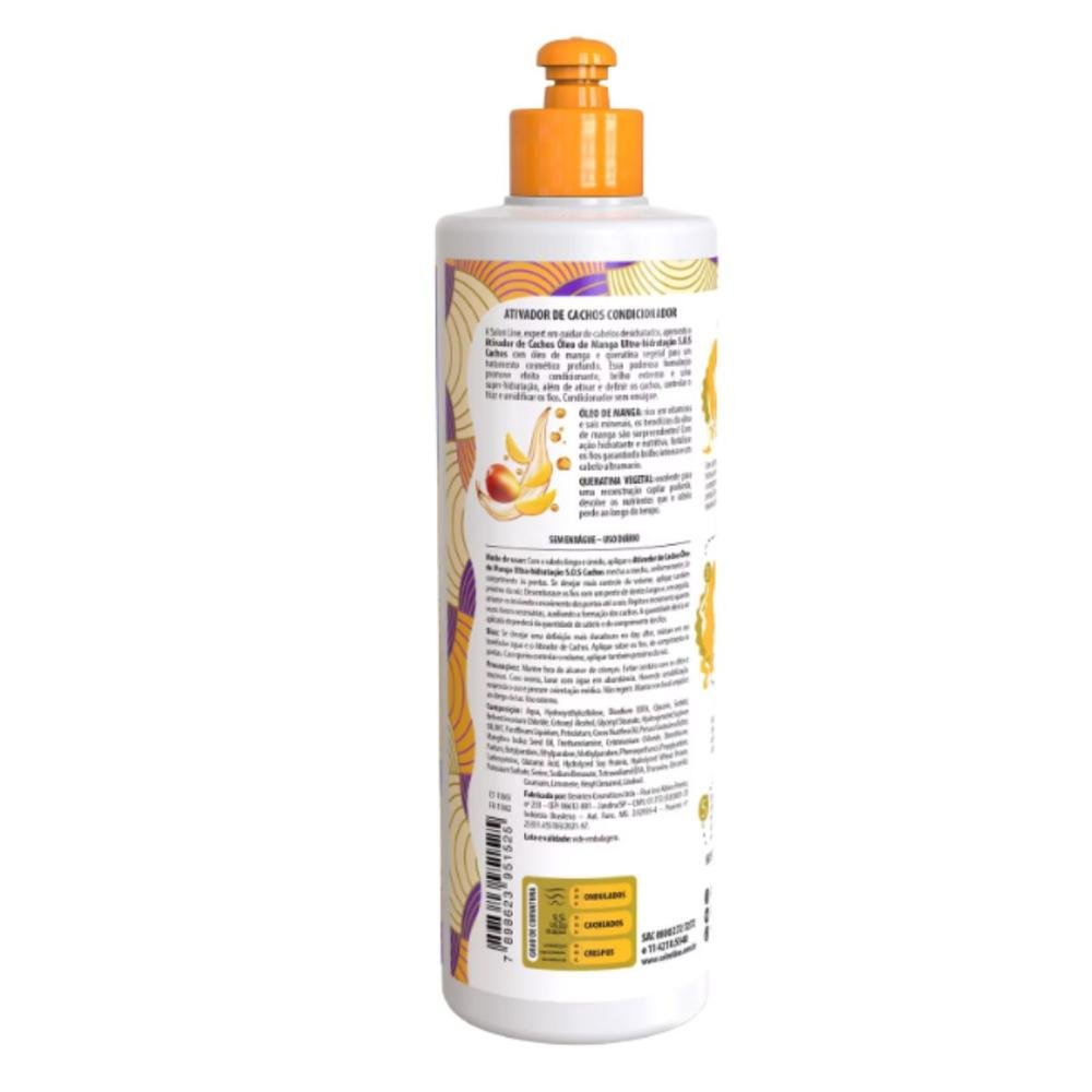 Ativador de Cachos Salon Line Sos Cachos Óleo de Manga 500ml 500ml 3
