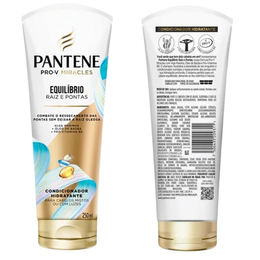 Condicionador Pantene Pro-v Equilíbrio  250ml 250ml 4