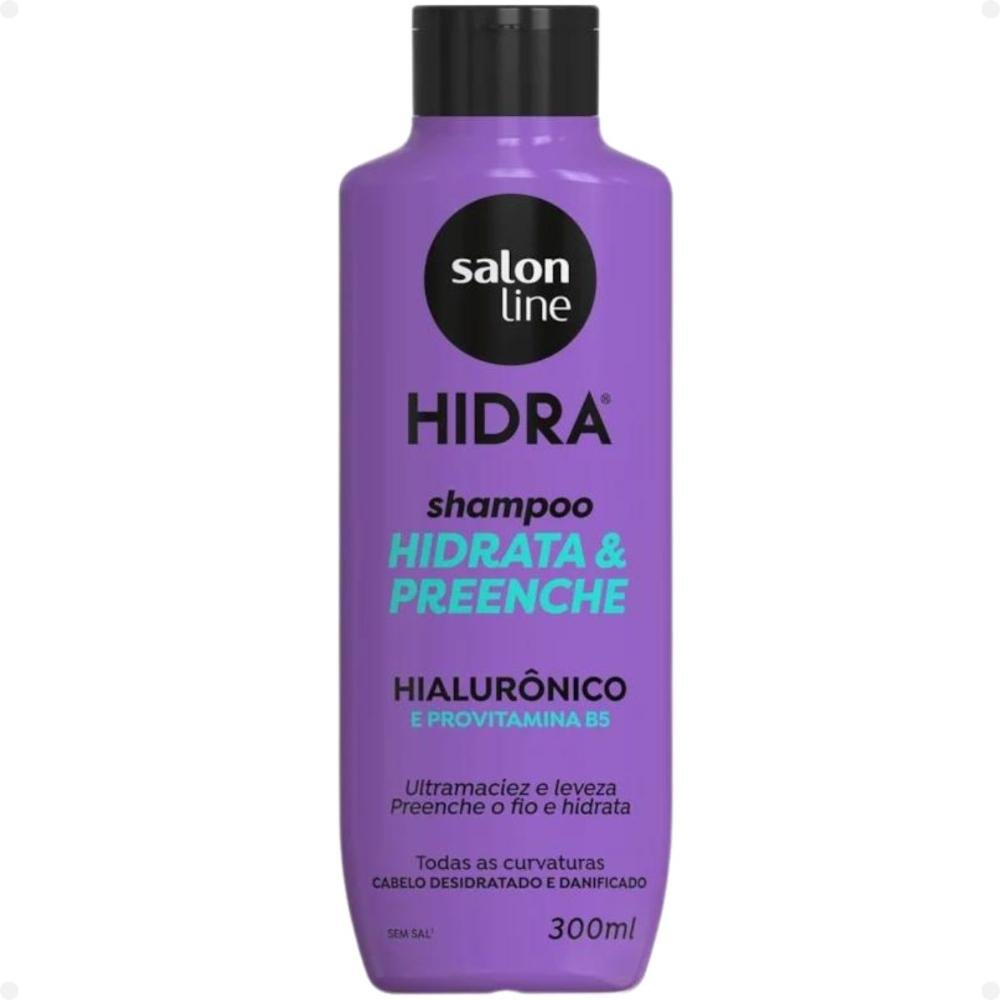 Kit Salon Line Hidra Hidrata e Preenche: Shampoo e Condicionador 300ml 300ml 3
