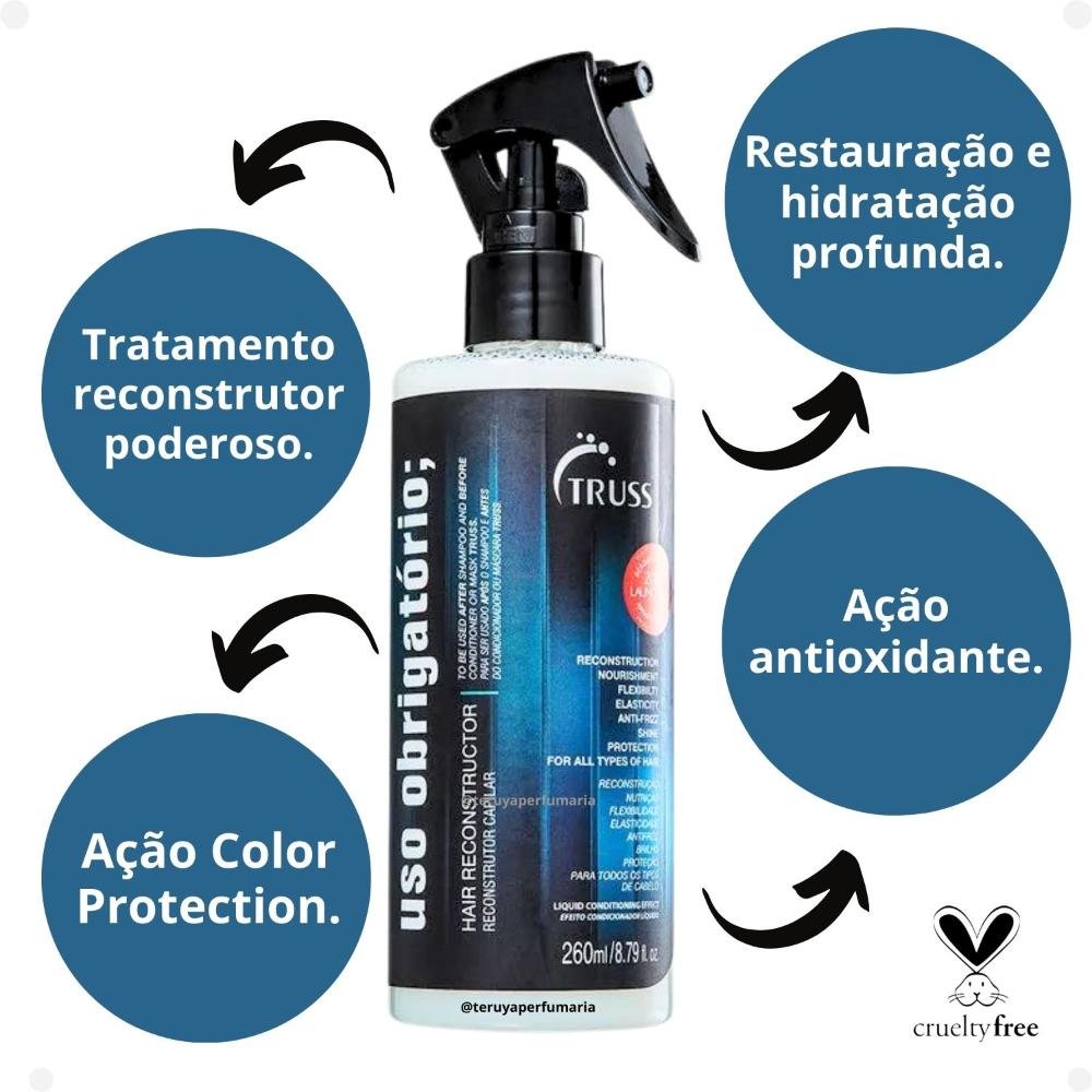 Reconstrutor Capilar Uso Obrigatório Truss 260ml 260ml 6