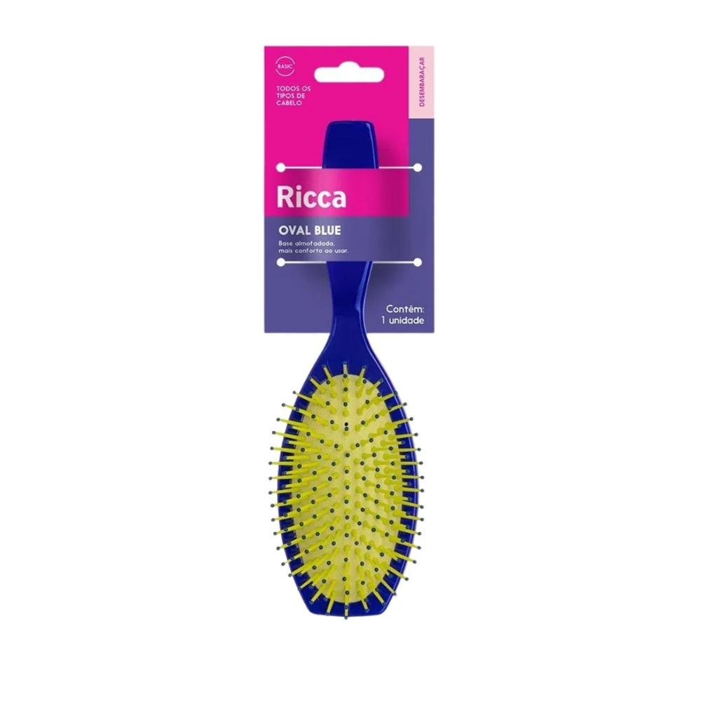 Escova Belliz Ricca Oval Blue Cod.922 ÚNICO 3