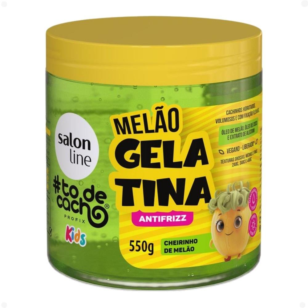 Kit Salon Line Kids 4 Gelatina: Melão, Maracujá, Uva e Melancia ÚNICO 3