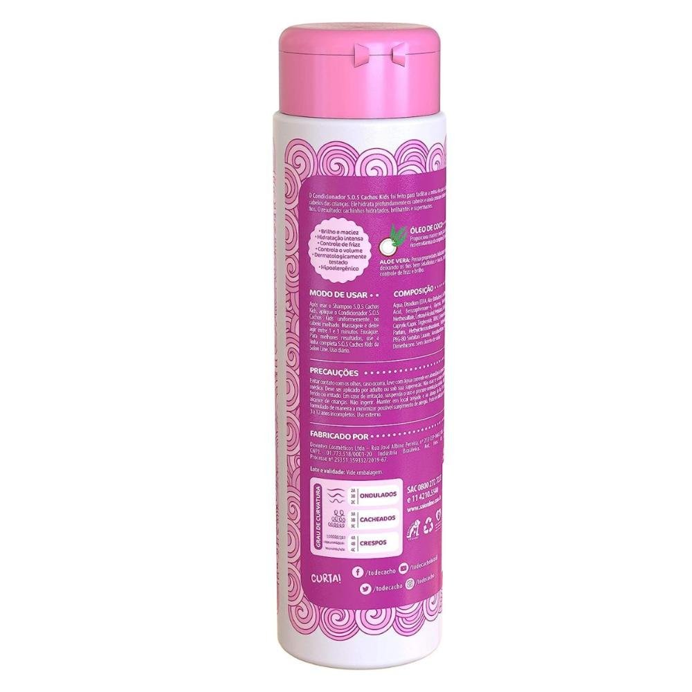 Condicionador Salon Line Sos Cachos Kids Hidratação 300ml 300ml 3