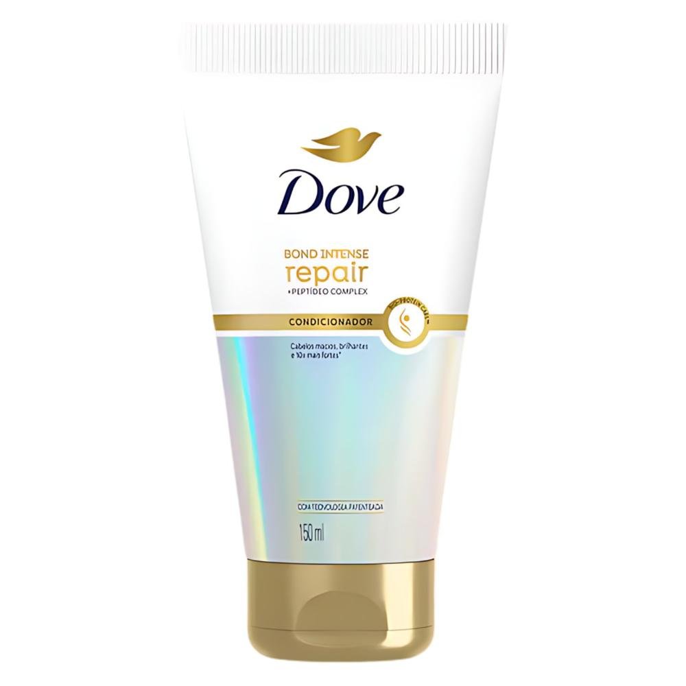 Kit Dove Bond Intense: Shampoo 175ml, Condicionador 150ml, Máscara e Leave-In ÚNICO 4