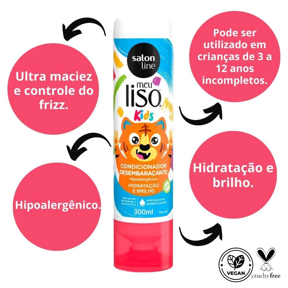 Condicionador Salon Line Kids Meu Lisinho Imaginação e Diversão 300ml 300ml 2
