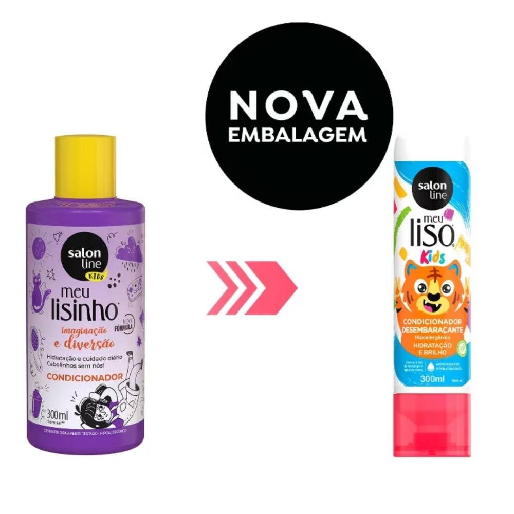 Condicionador Salon Line Kids Meu Lisinho Imaginação e Diversão 300ml 300ml 5