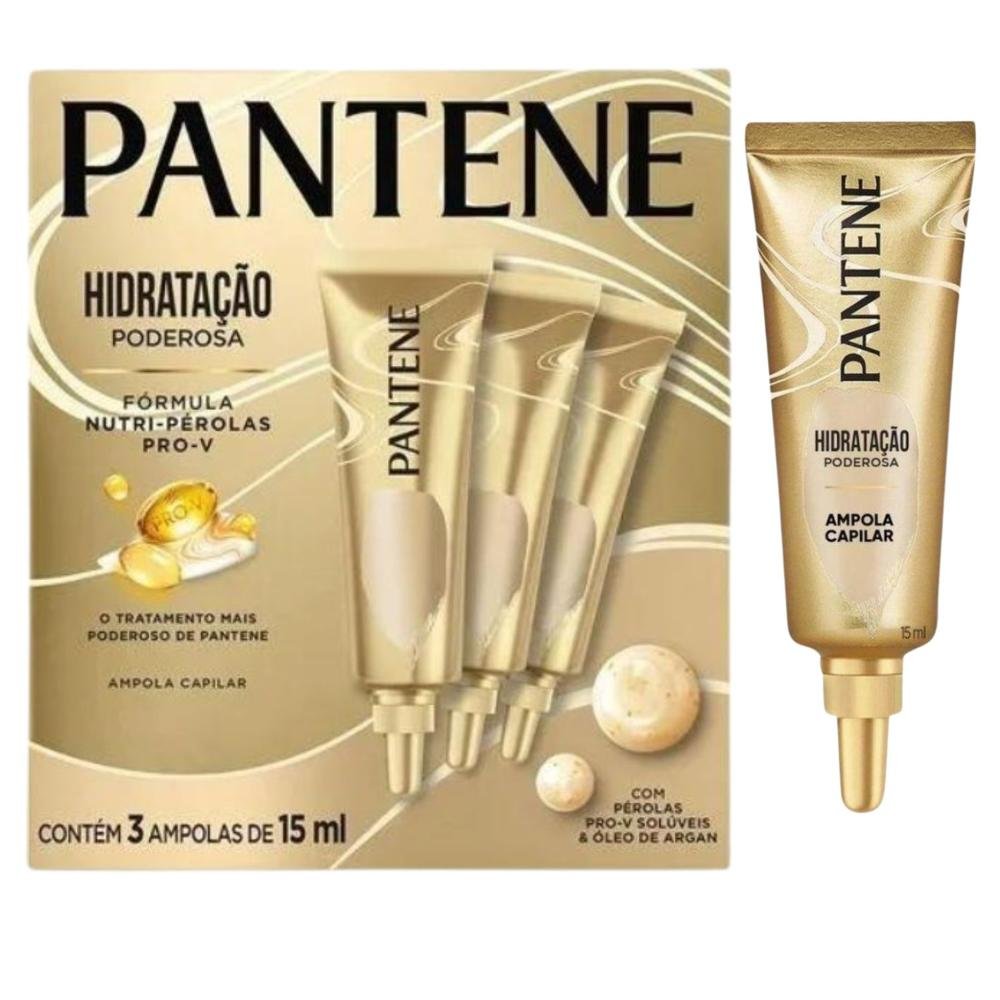 Kit Pantene Ampolas Cronograma Capilar: 3 Hidração, 3 Nutrição e 3 Reconstrução 15ml  ÚNICO 4
