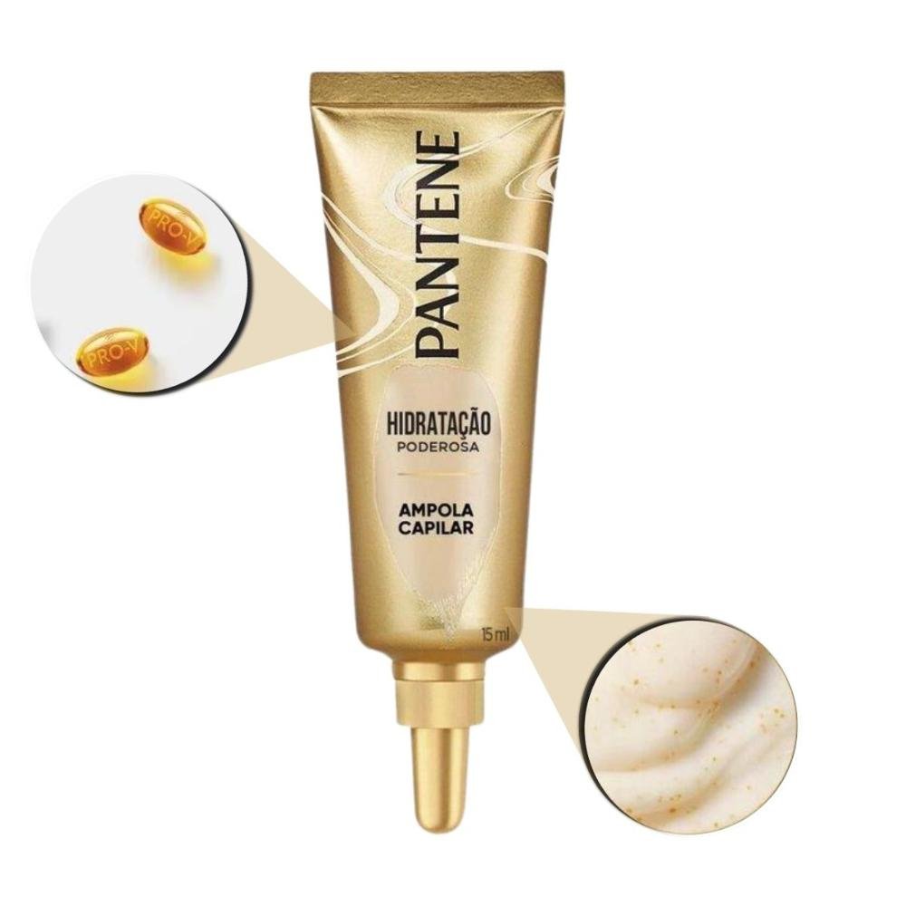 Kit Pantene Ampolas Cronograma Capilar: 3 Hidração, 3 Nutrição e 3 Reconstrução 15ml  ÚNICO 7