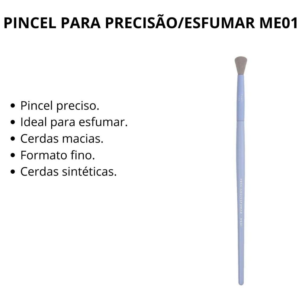 Pincel Ruby Rose Para Precisão/esfumar Feels Mood Me01 ÚNICO 2