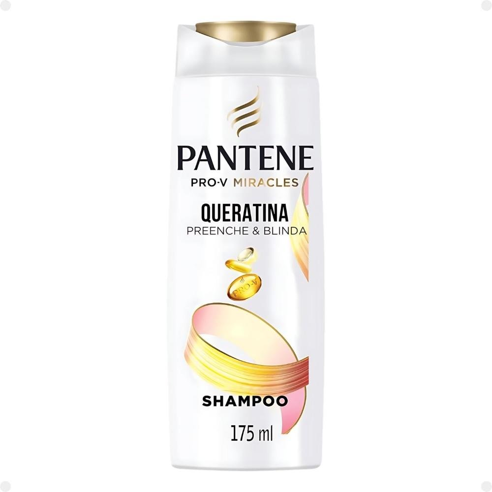 Kit Pantene Pro-V Miracles Queratina: Shampoo 175ml, Condicionador 150ml, Spray e Óleo ÚNICO 3