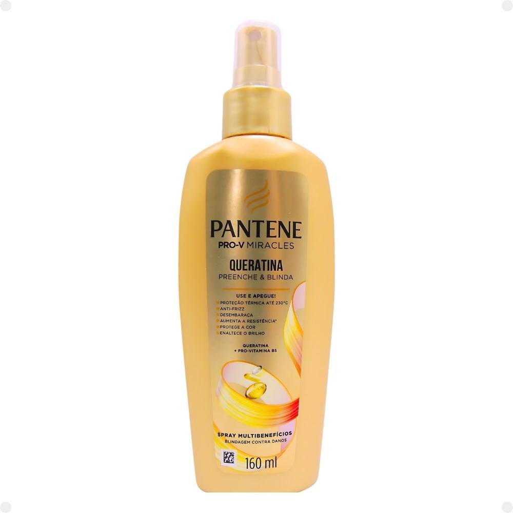 Kit Pantene Pro-V Miracles Queratina: Shampoo 175ml, Condicionador 150ml, Spray e Óleo ÚNICO 5