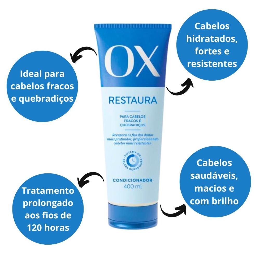 Condicionador Ox Restaura 400ml 400ml 2