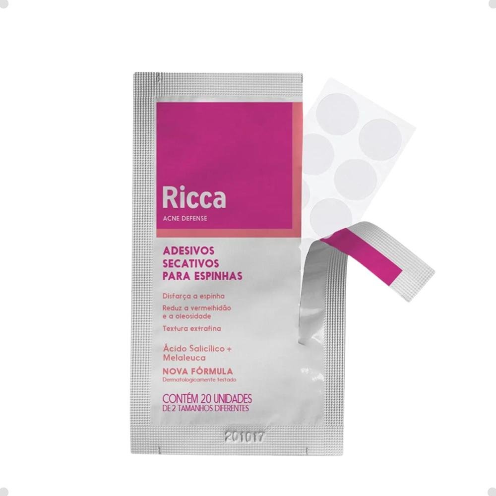 Adesivos Secativos Para Espinhas Ricca Acne Defense ÚNICO 3