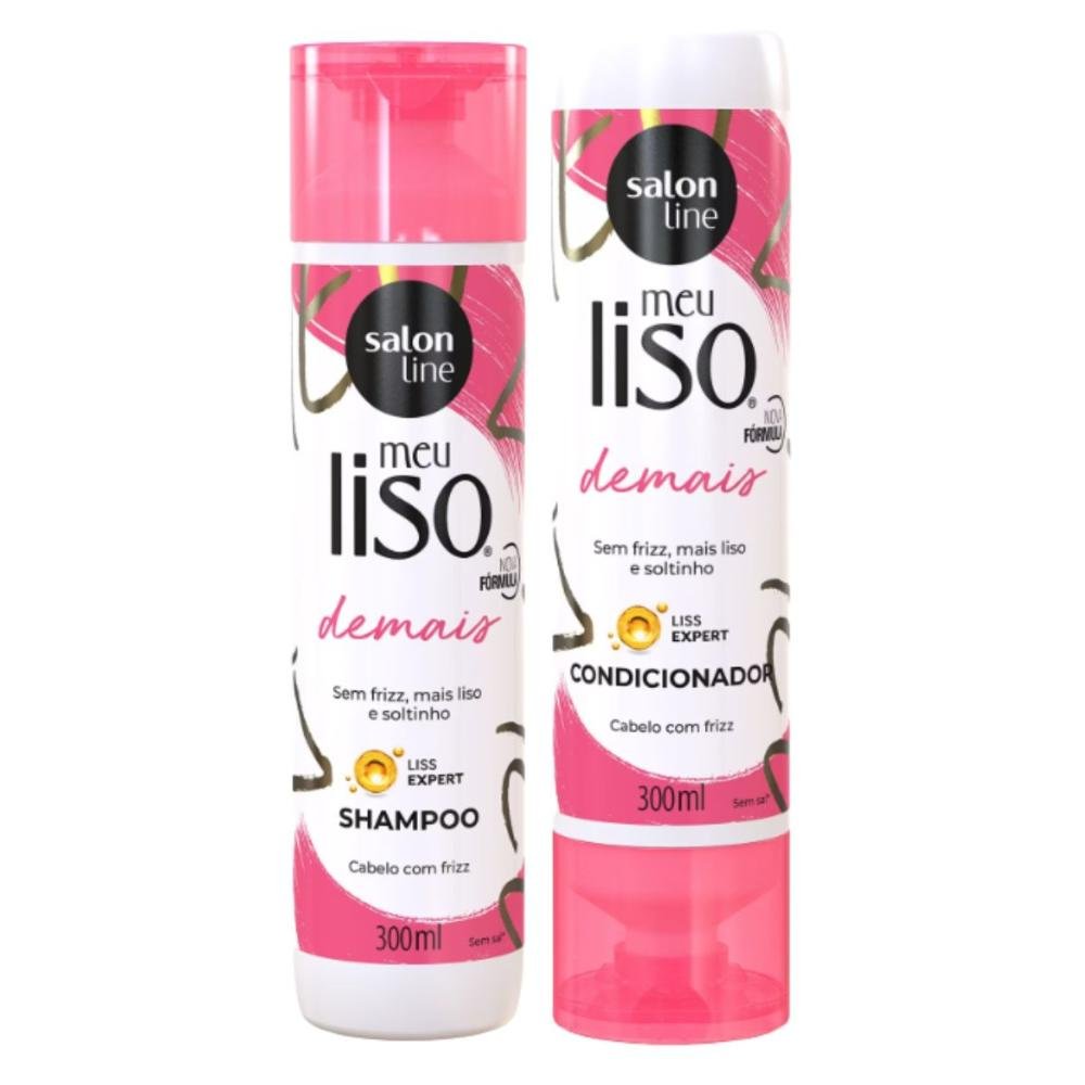 Kit Salon Line Meu Liso Demais C/4 ÚNICO 3