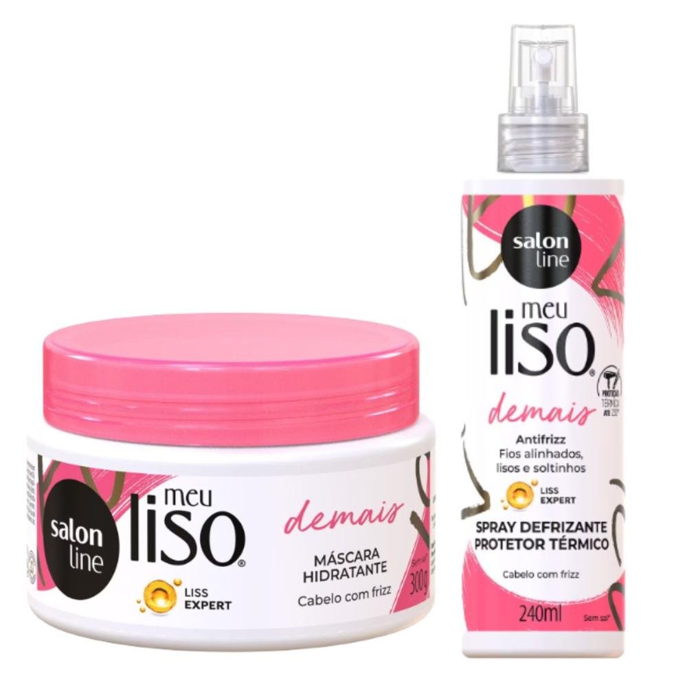 Kit Salon Line Meu Liso Demais C/4 ÚNICO 4